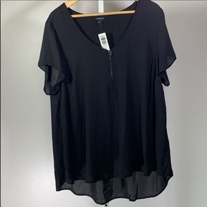 TORRID Hi Low Hem Blouse  Size 2/2X/18-20